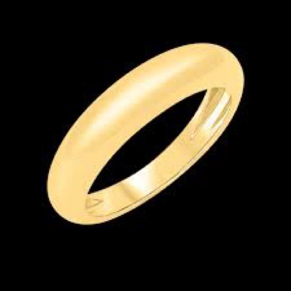 Crescent dome ring band size 7. ISO - Picture 2 of 2